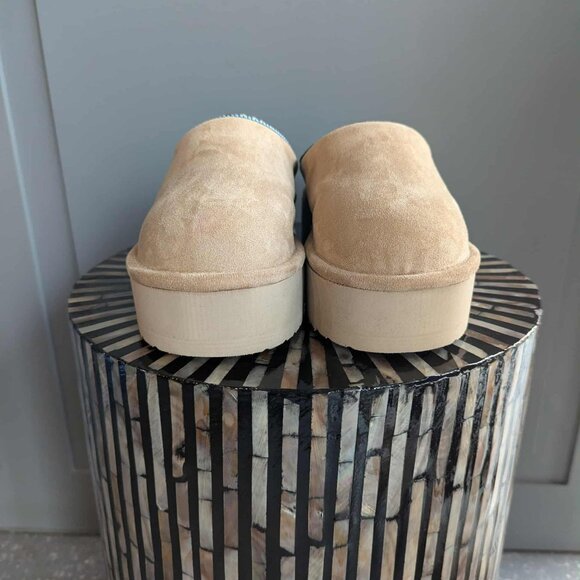 Steve Madden Duplex Platform Sherpa Slipper Slides NWOT - Picture 3 of 6